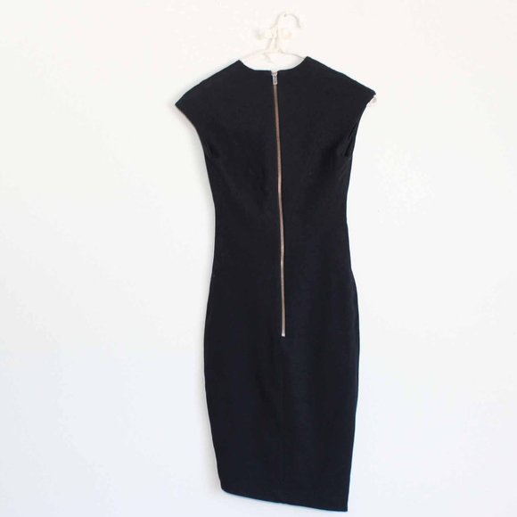Helmut Lang Black Sheath Asymmetrical Dress - Picture 3 of 8